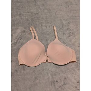 Tranquil & True Size 36B Back Smoothing Front Close Bra Beige
